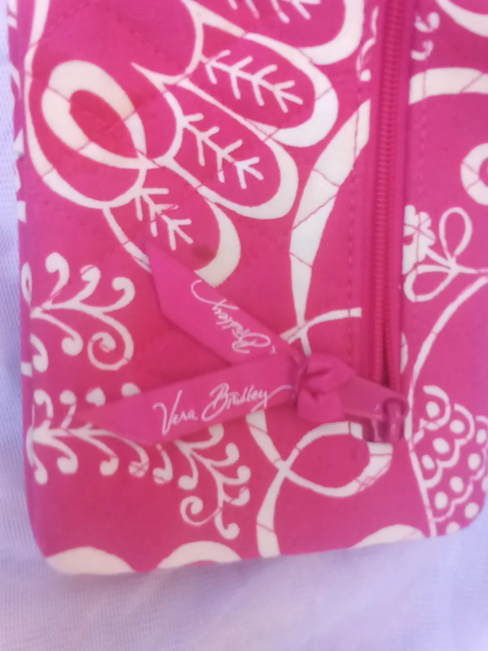 Vera Bradley Twirly Birds Pink Opera Wallet Rare Retired